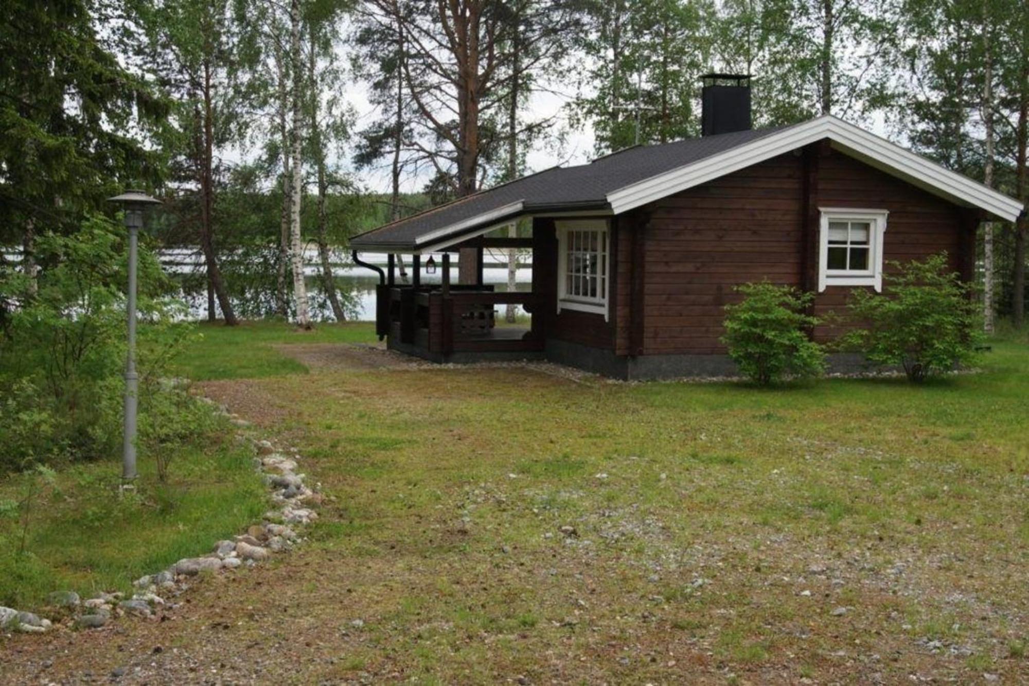 Ferienvilla Mit Sauna Und Garten Am See Sotkamo Exterior photo