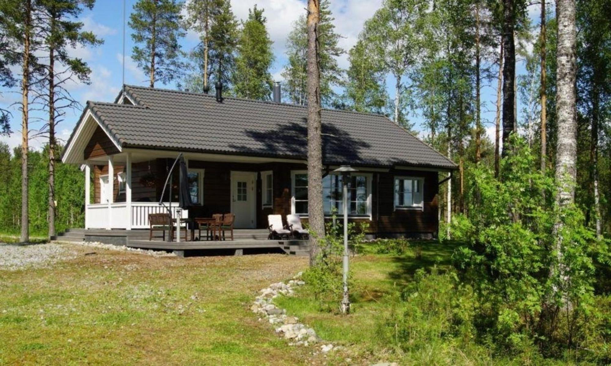 Ferienvilla Mit Sauna Und Garten Am See Sotkamo Exterior photo